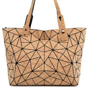 Geometric Cork Purse